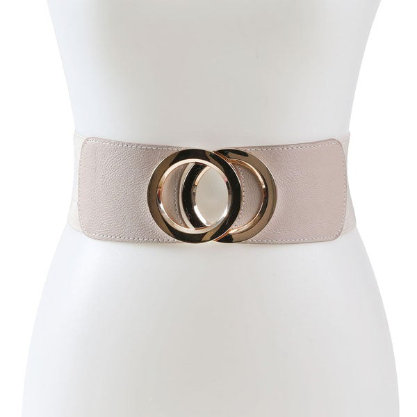 GOLD DOUBLE CIRCLE FASHION BELT