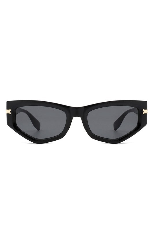 Rectangle Fashion Narrow Cat Eye Sunglasses