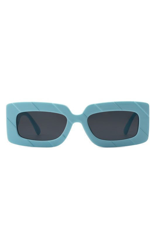 Square Retro Chunky Fashion Sunglasses