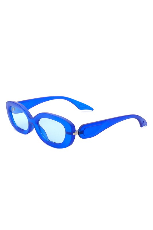 Round Narrow Oval Chic Fashion Sunglasses