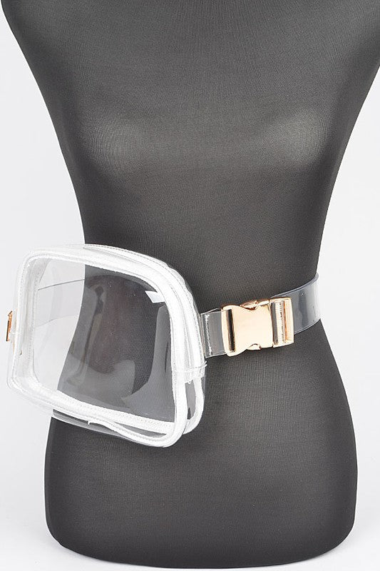 Transparent Cleaered Convertible Stadium Fanny Bag