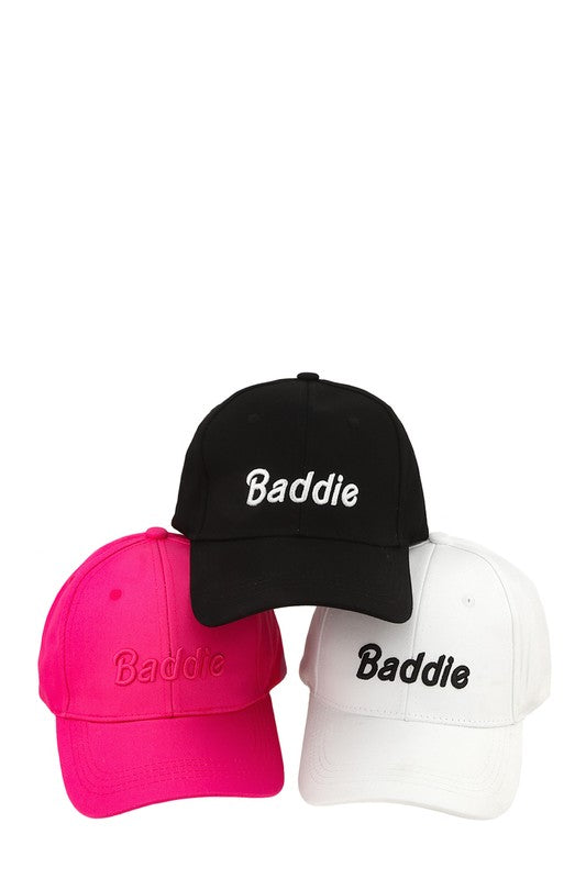 BADDIE Embroidery Cotton Cap