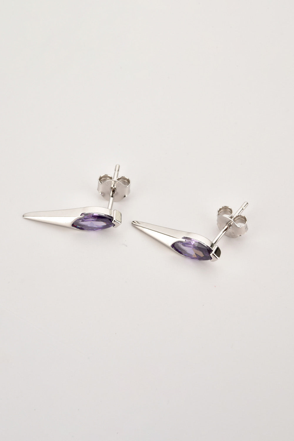 Zircon Decor 925 Sterling Silver Earrings